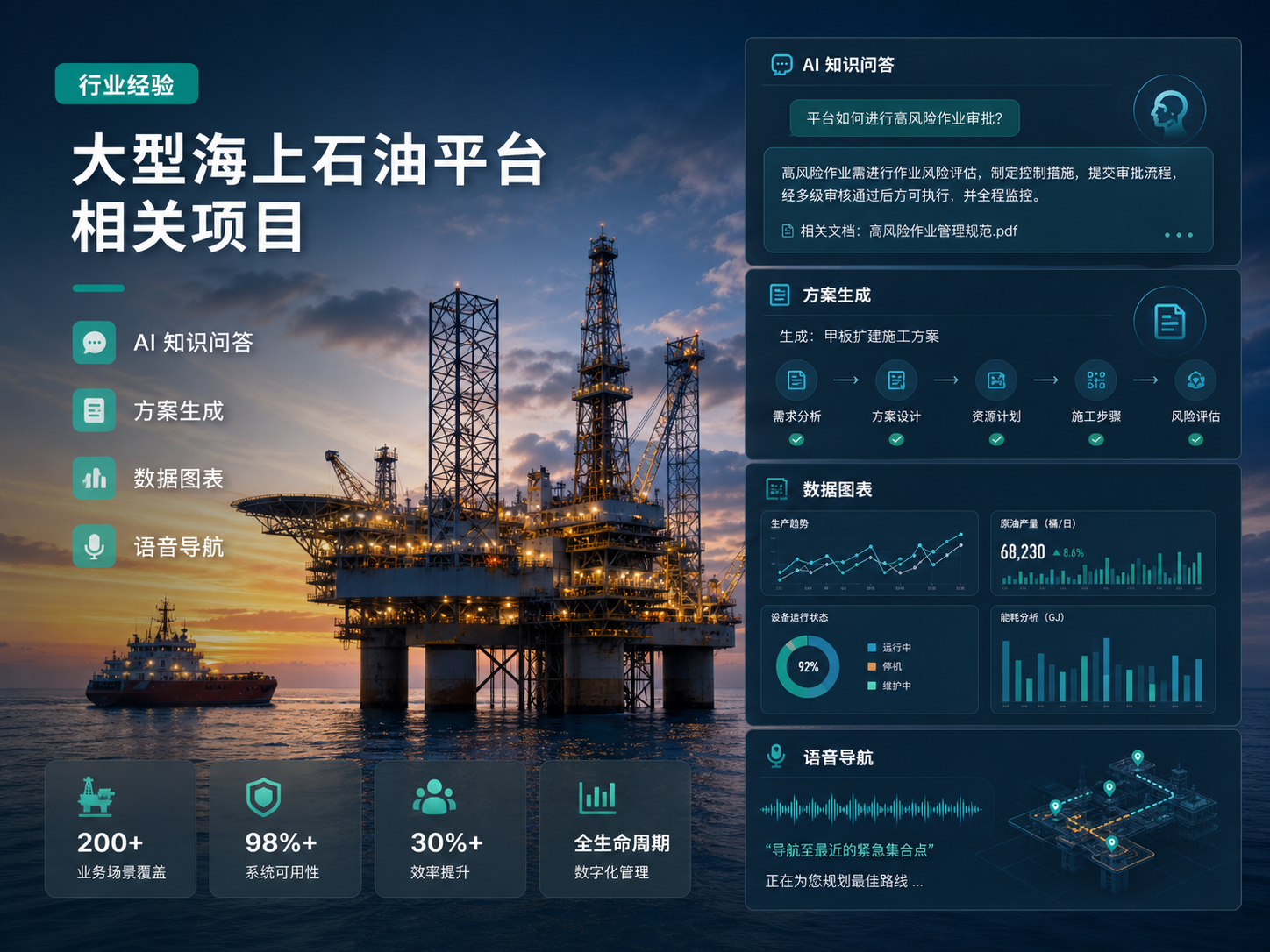 大型海上石油平台